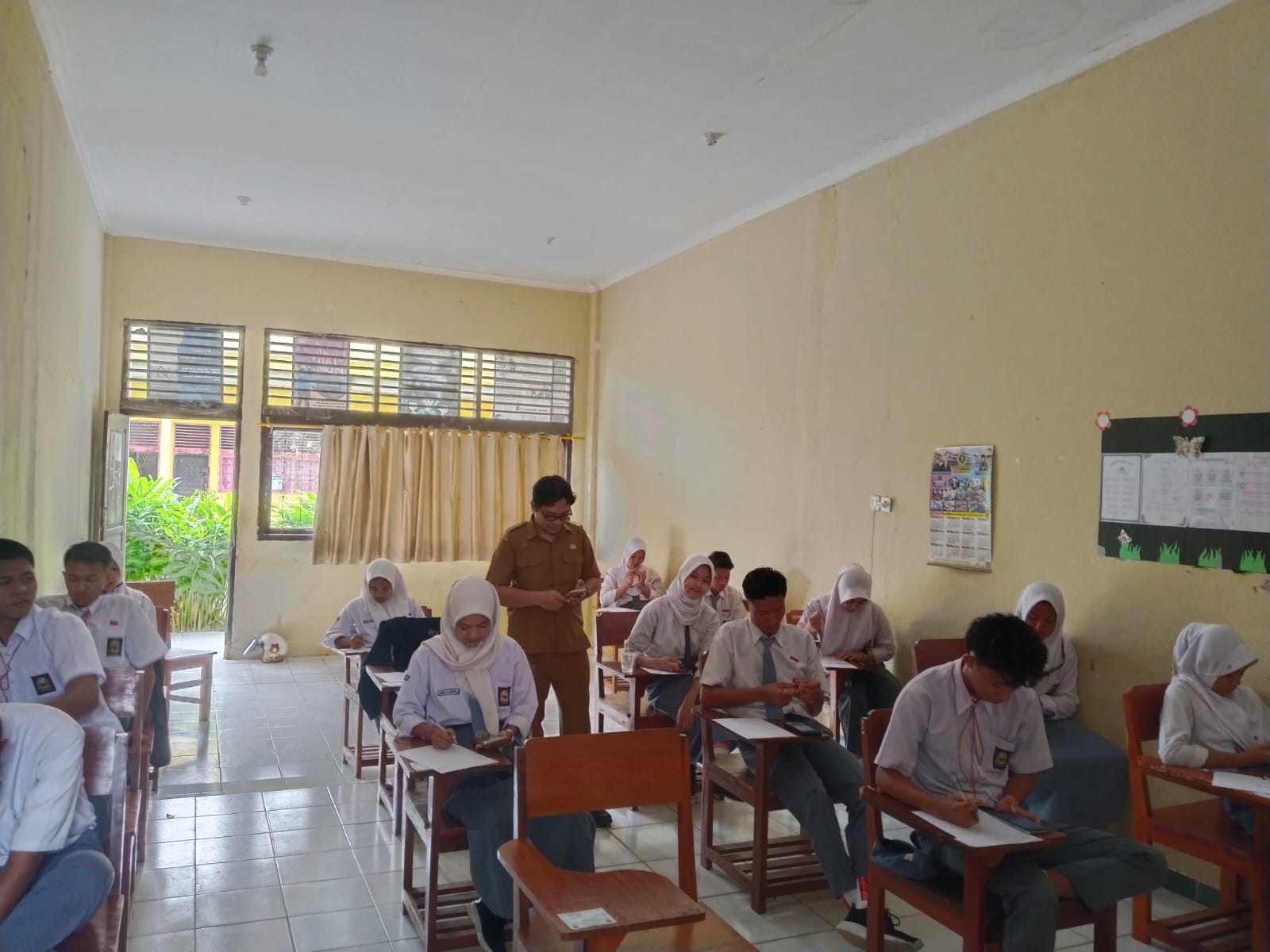 Kegiatan Ujian SMAN 2 Sekayu
