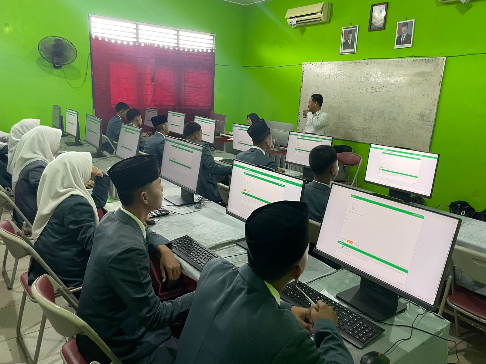 Kegiatan Ujian MAN 1 Prabumulih